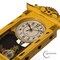 Clockswise Vintage Grandfather Wood-Looking Plastic Pendulum Decorative Battery Operated Wall Clock Brown, for Office, Home Decor, Living Room, Kitchen, or Dining Room